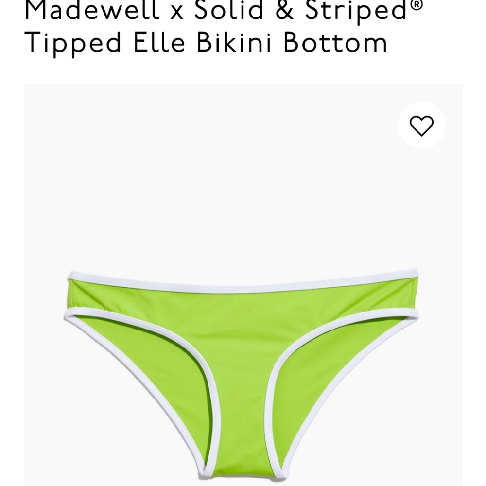 Madewell x Solid & Striped Elle Bikini Bottom